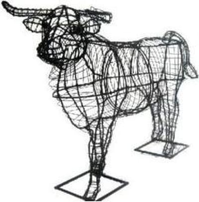 Tuinbeeld -  Stier - Frame