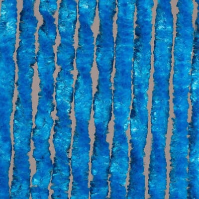 Luxe Kattenstaart Vliegengordijn - 90 x 220cm - Fel Blauw