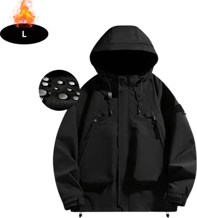 Livano Windjas Dames - Parka - Lente & Herfst - Jas - Volwassen - Windjack - Windbreaker - Outdoor - Zwart - L