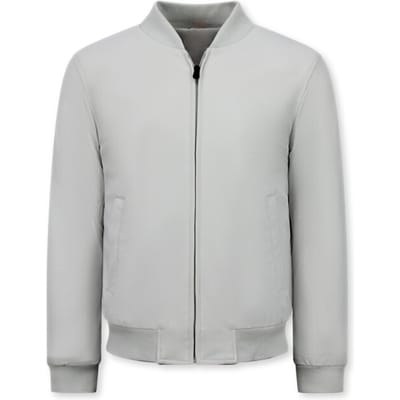 Zomerjas Heren - Nette Bomberjack Heren - Baseball Jacket - Tussenjas Heren - 8862 - Grijs