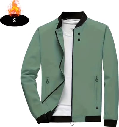 Livano Windjas Heren - Parka - Lente & Herfst - Jas - Volwassen - Windjack - Windbreaker - Outdoor - Groen - S