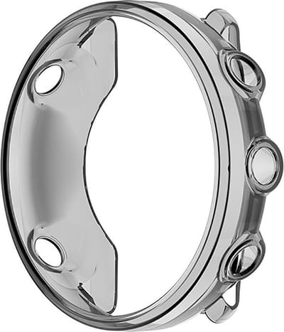 Strap-it TPU case - zwart bescherm hoesje geschikt voor Polar Vantage M / M2 - zwarte beschermhoes voor Polar Vantage M en M2