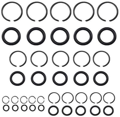 Moersleutel Borgringen - Socket Clips - Gereedschap Gebruik - Veilige Socket Retentie - 5 Sets - Zwart