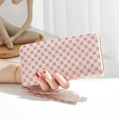 Actie4you® - Dames Wallet - Luxe Grote Dames Portemonnee - Smartphonehouder - Pasjeshouder - Creditcardhouder - PU Leer - 11 Pasjes - Extra Vakken - Roze