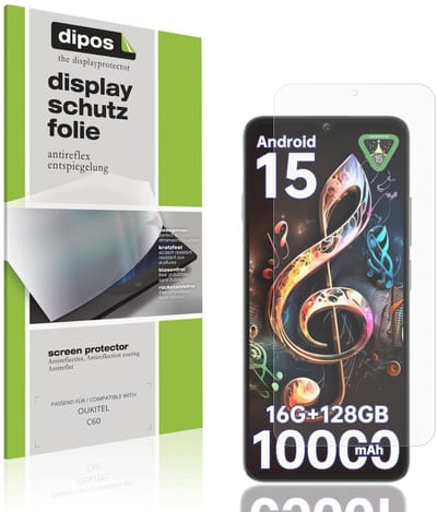 dipos – 4x Matte Beschermfolie geschikt voor OUKITEL C60 | Krasbestendige & antireflecterende Screenprotector Ultra-Thin