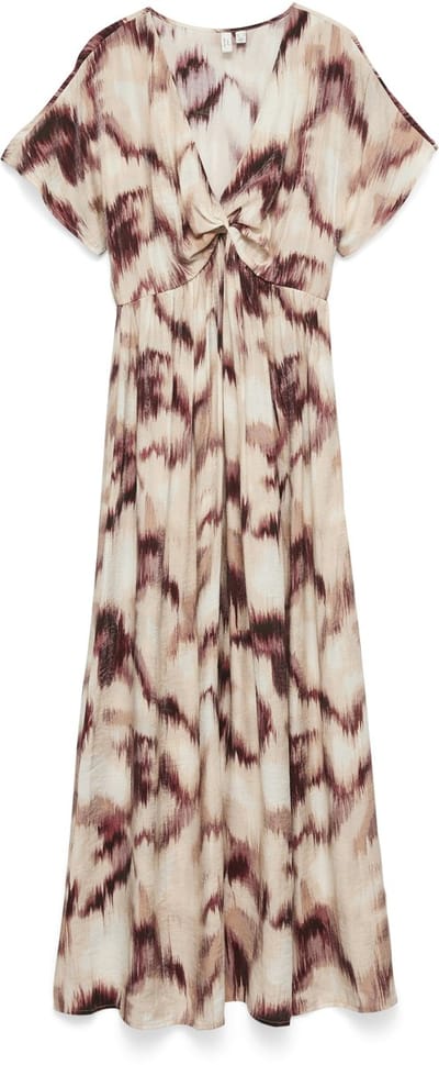 VERO MODA - VMKATERINA SS V-NECK ANKLE DRESS WVN BTQ - Dames - Maxi jurken