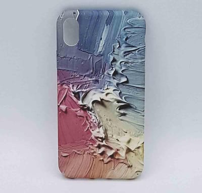 Geschikt voor iPhone XR – hoesje – 3d verf spetters