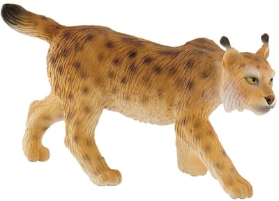 Bullyland 64449 – Speelfiguur Lynx – ca. 3,5cm – levensecht en detailrijk vormgegeven – ideaal als educatief speelfiguur, decoratie of klein cadeautje voor kinderen vanaf 3 jaar.