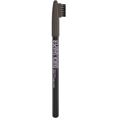 Maybelline New York Quick Shaper Wenkbrauwpotlood - Met penseelpunt en borstel - Blijft tot 17 uur zitten - Bruin - 3x