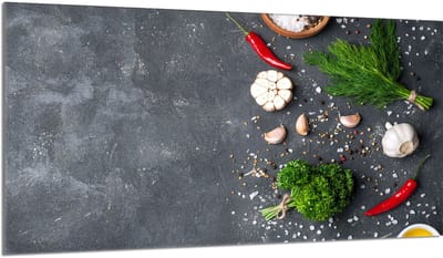 TMK ArtDeko - Snijplank - Gelaagd Glaspaneel - 90x52 cm - Antibacteriële Eigenschappen
