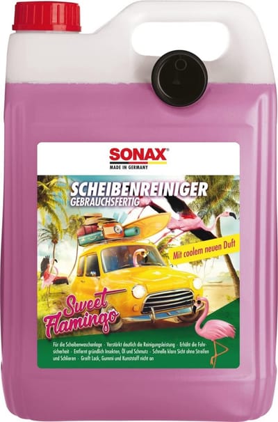 Ruitenreiniger Sweet Flamingo 5 Liter - Veiligheid en Hoogwaardig Zicht