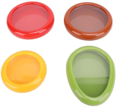 Dailygoods - 4 Siliconen Fruit Opbergdoos en Avocado Saver - Herbruikbare Containers voor Koelkast