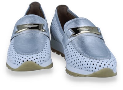 Scapa Dames Mocassin Wit/zilver | Maat: 36