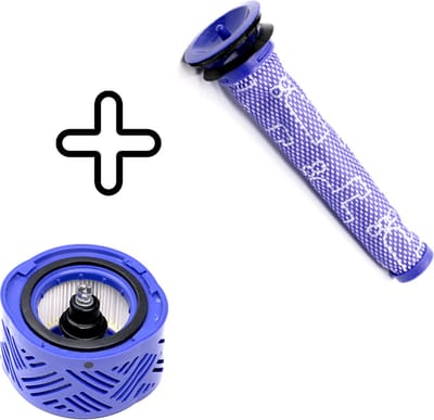 JGR Filter set voor Dyson V6 Steelstofzuiger - Voor Filter & Motor Filter - 1x Pre en Post Filter – Wasbaar