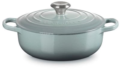 Le Creuset - Gietijzeren Hapjespan - 24cm/3,4 Liter - Sea Salt