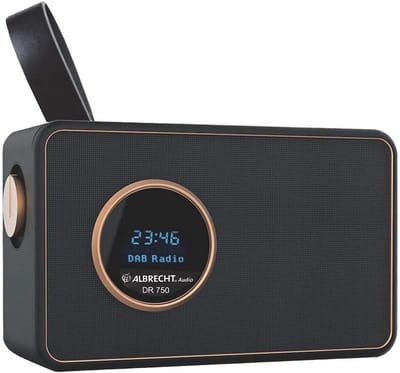 Draagbare DAB+ en FM Radio met Bluetooth Streaming - Zwart