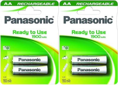 Oplaadbare AA Batterijen - Mignon Batterijen - Energievoorziening - Direct Bruikbaar - 1900 mAh
