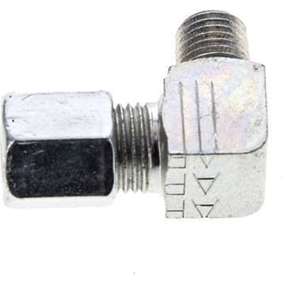 6LL & M8x1 (con) Verzinkt Stalen L-Vorm Snijringkoppeling Buitendraad 100bar ISO 8434-1