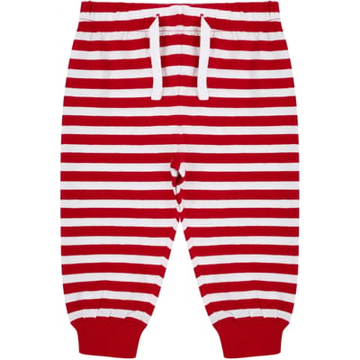 Pyjama's Baby 0/6M Larkwood Red / White 96% Katoen, 4% Elasthan