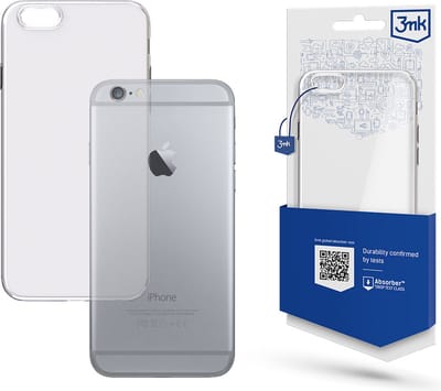 3MK Clear Serie - Hoesje voor mobiele telefoon - iPhone 6 - Transparant - Krasbestendig