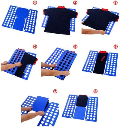 Kleding Vouwhulp voor T-shirts, Truien en Overhemden - Eenvoudig en Snel Vouwen voor Kinderen en Volwassenen