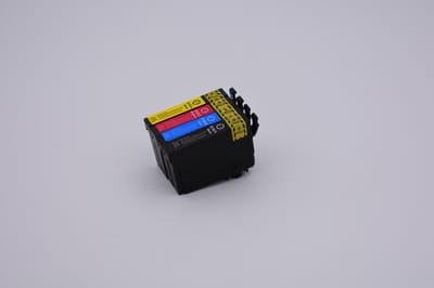 KATRIZ® huismerk inkt voor|Epson T1811XL Zwart+ T1812XL Cyaan + T1813XL Magenta + T1814YXL Geel | (4stuks) - Met chip