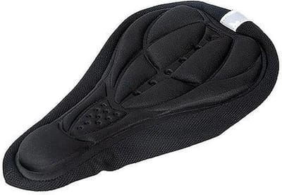 Jumada - 3D Fiets Zadelhoes - Cover - Overtrek - Uniseks - One Size - Volwassenen - Beschermkussen - Zwart