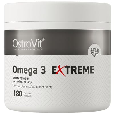 OstroVit - Omega 3 Extreme - 180 capsules - 1000mg - Visolie Supplementen - Omega 3 - Laboratorium getest kwaliteit!