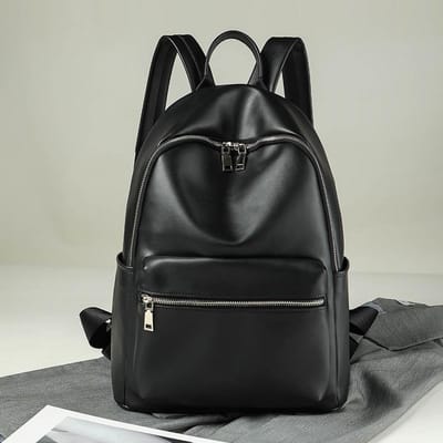 Sac à dos pour femme, nouveau sac à dos en cuir PU souple de grande capacité, sac d'école tendance, sac de voyage pour femme