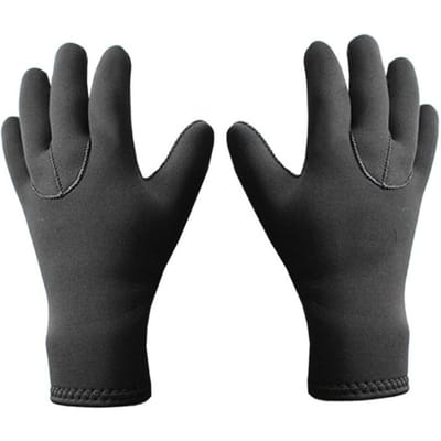SLINX Gants de Plongée Snorkeling en Néoprène 3mm Antidérapants Plus Chauds Équipement de Sport Nautique (M) black