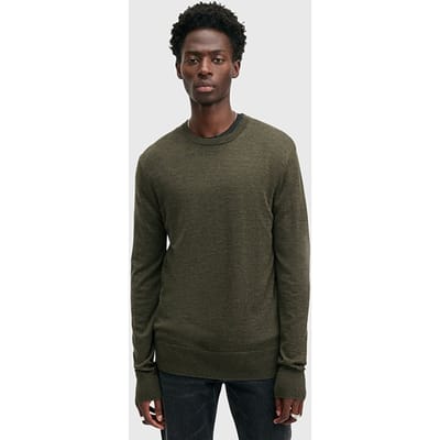 AllSaints Mode Merino Crew Marley Green Maat: XS | Sweaters Outlet | Heren | Groen