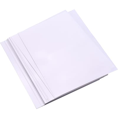 25 vellen doorschijnende afdrukbare krimpfoliekit Krimpfoliepapier Krimpvellen kunnen worden White white