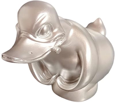 BRENZOOS- Koelboxfiguur Grappige Eend - Auto Decoratie - Dashboard Ornament - Interieur Decoratie - Synthetische Hars - 10 cm x 13,5 cm - Autodecoratie
