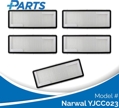Narwal YJCC023 Filters (5 Stuks, Plus.Parts® alternatief voor CP-PJ-A00088-00-00)