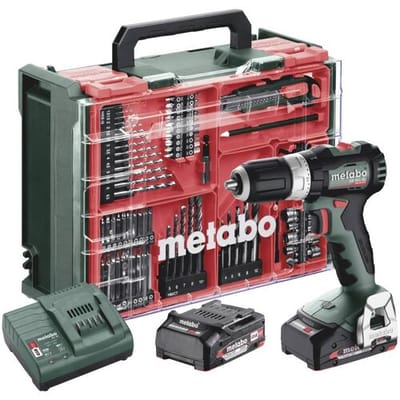 Metabo SB 18 L BL Set 613157710 Accu-slagmoersleutel 65 Nm 18 V Aantal meegeleverde accus: 2 2 Ah LiPo Incl. 2 accus, Incl. lader