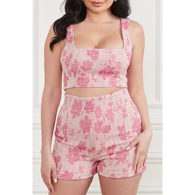 GUESS Marciano By  Avah Top Pink Sprintg Wave Maat: XXS | Mouwloze Tops Outlet | Dames | Roze