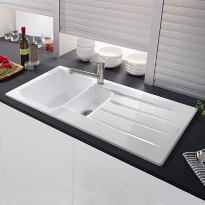 Villeroy & Boch Architectura 60 XR inset sink, drain with manual override, reversible 336501R1