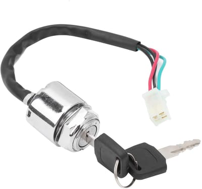 Dailygoods - Universele Motorfiets Elektrische Ontstekingsslot Set met 2 Sleutels voor ATV Mini Moto