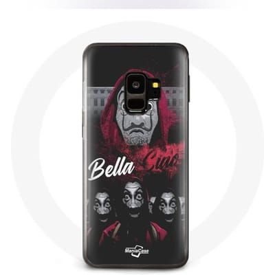 Hoesje voor Samsung Galaxy S9 La casa de papel bella ciao-logo