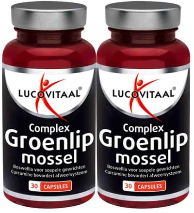 Lucovitaal Complex Groenlipmossel - 2 x 30 capsules - Voordeelverpakking