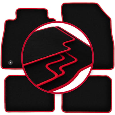CARLUX-RED automatten voor: Nissan Micra K14 hatchback (2017-)