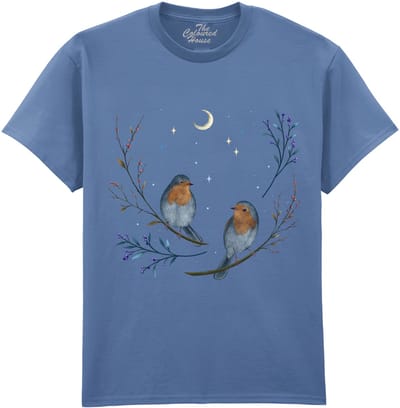 Vogels en Bessen Birds And Berries The Coloured House T-shirt M