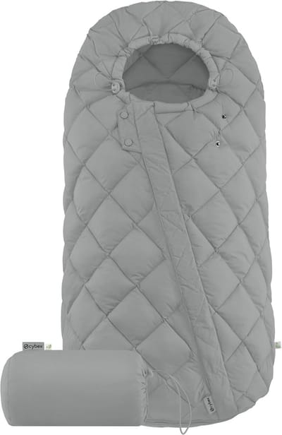 Buggy Voetenzak - Winterzak Kinderwagen - Warmte Buiten - Waterafstotend Materiaal - 50 x 90 cm - Grijs