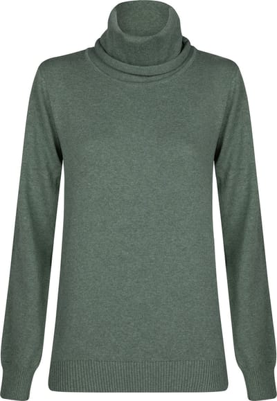 Felix Hardy Coltrui - Kabeltrui - 100% Katoen Trui Dames Groen - S