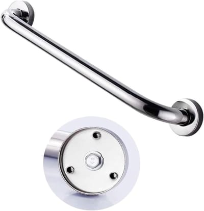 Badkamer handgrepen - Veiligheidssteunen - Veilig douchen - Roestvrij staal - 30 cm - Chroom