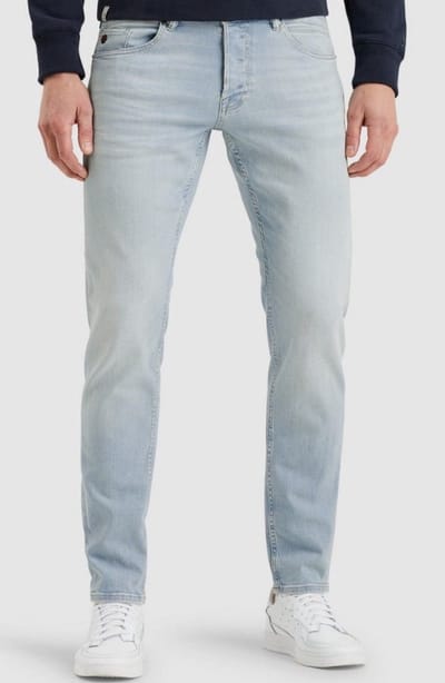Cast Iron Shiftback Regular Tapered - Sky Blue - Maat 29-34