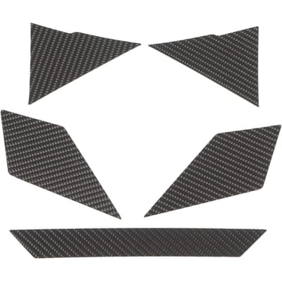 5 stuks UTV Voorpaneel Sierlijst Koolstofvezel Vervanging voor Polaris RZR PRO XP 2021 en verder black
