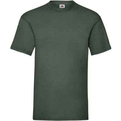 Fruit of the Loom Heren Valueweight T-Shirt (Fles groen)