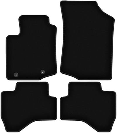 BASIC zwarte veloursmatten voor: Citroen C1 II hatchback (2014-)