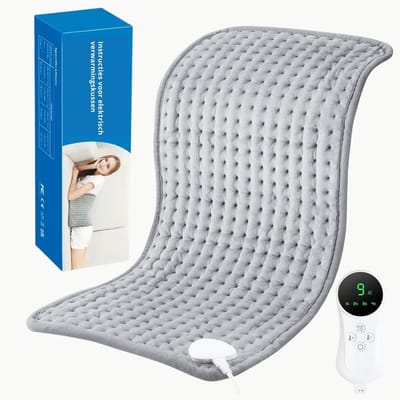 RWB® Warmtekussen Elektrisch - Warmtekussen - Warmtedeken - 9 Niveau's - 30 x 60 CM